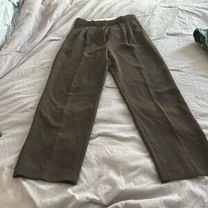 Aritzia brown effortless pant